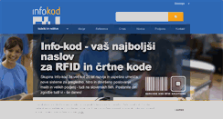 Desktop Screenshot of info-kod.si